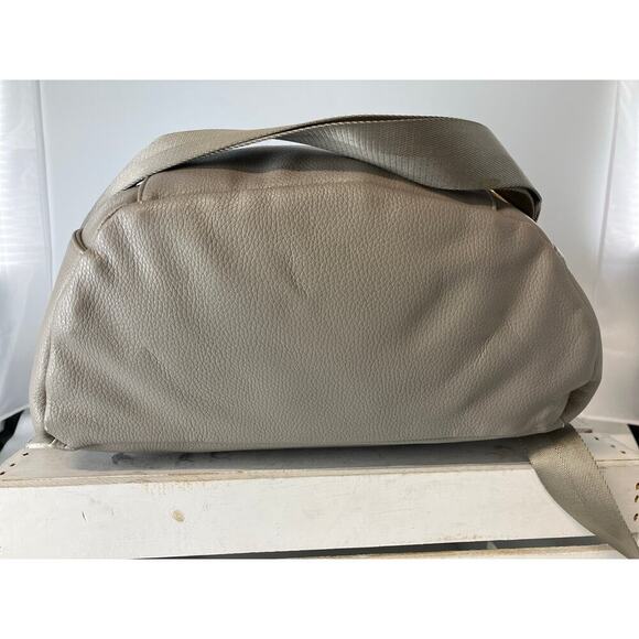 FAWN EXTRA GRAY PU LEATHER SHOULDER TOTE / BACKPACK ASIS - Picture 8 of 16